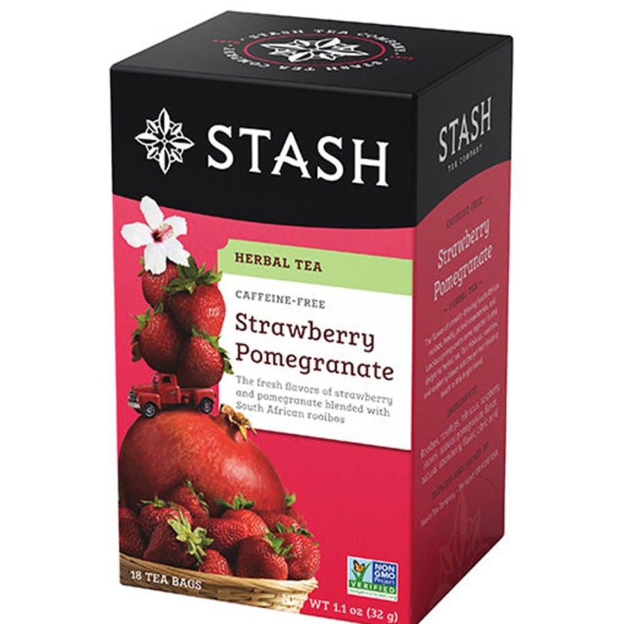 Best Stash Tea Strawberry Pomegranate Red Herbal Tea