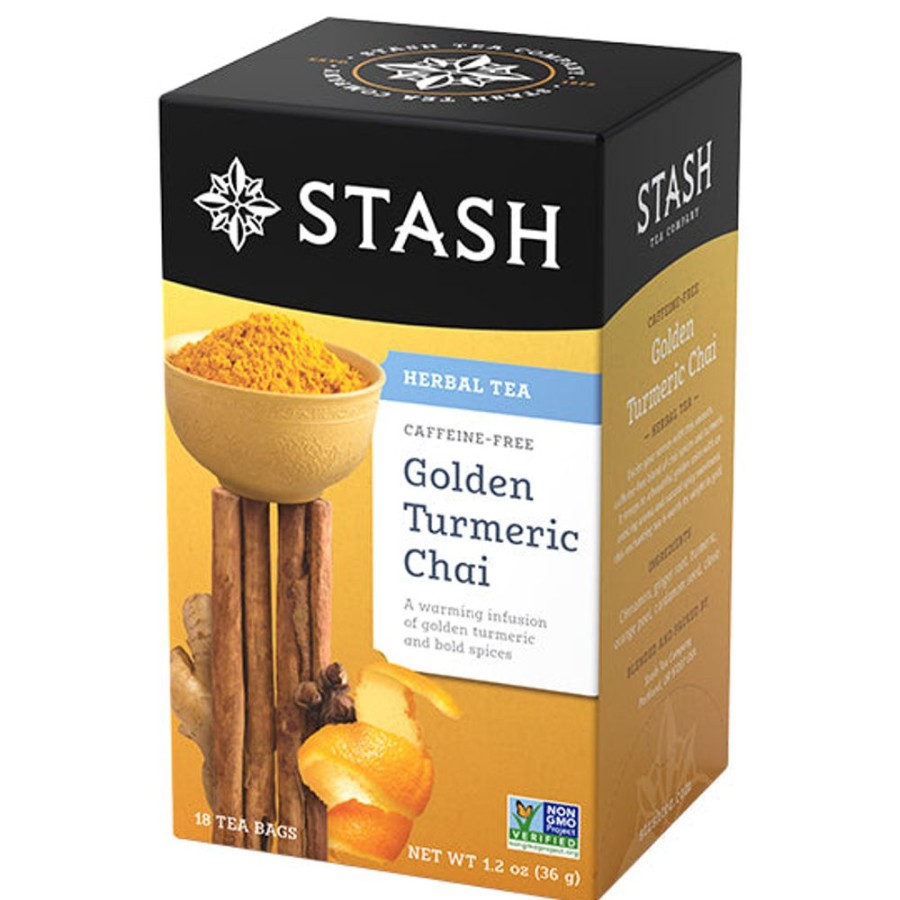 Best Stash Tea Golden Turmeric Chai Herbal Tea