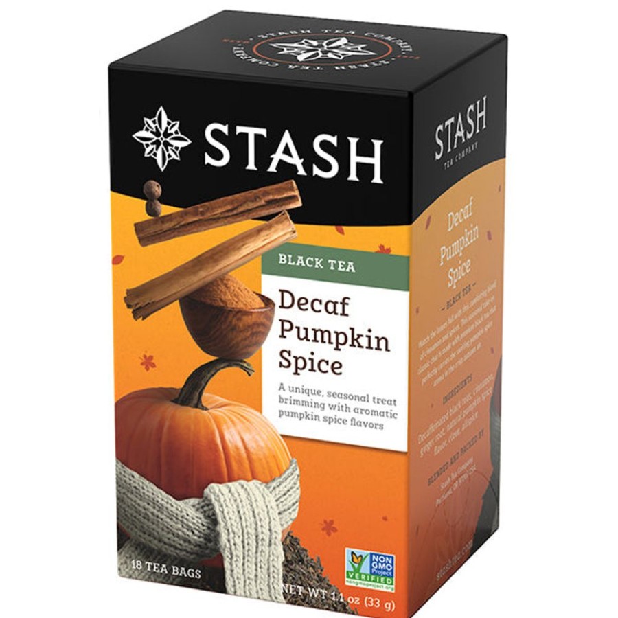 Wholesale Stash Tea Pumpkin Spice Decaf Black Tea