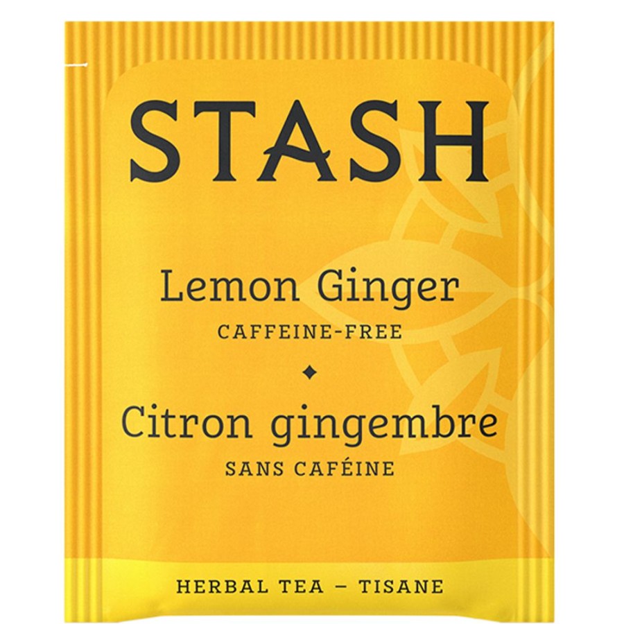 New Stash Tea Lemon Ginger Vitality Herbal Tea