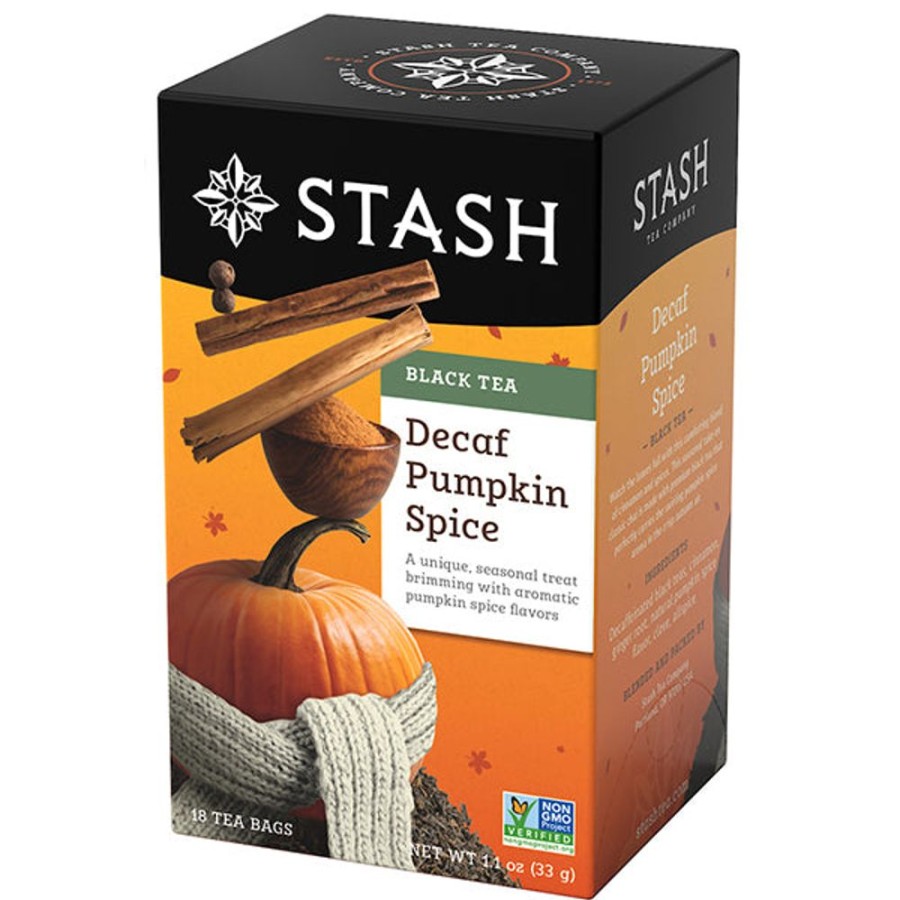 Hot Stash Tea Pumpkin Spice Decaf Black Tea