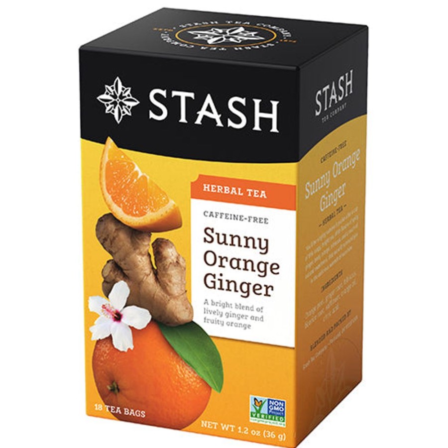 Hot Stash Tea Sunny Orange Ginger Tea