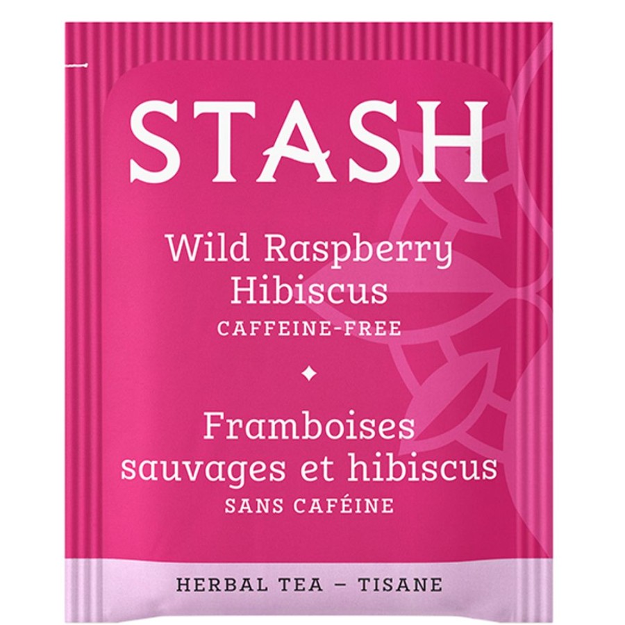 Clearance Stash Tea Wild Raspberry Hibiscus Herbal Tea