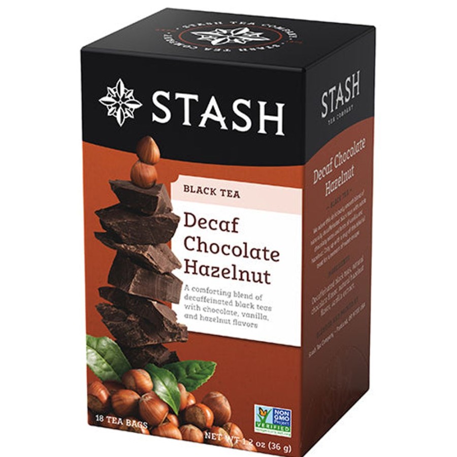 Clearance Stash Tea Chocolate Hazelnut Decaf Black Tea