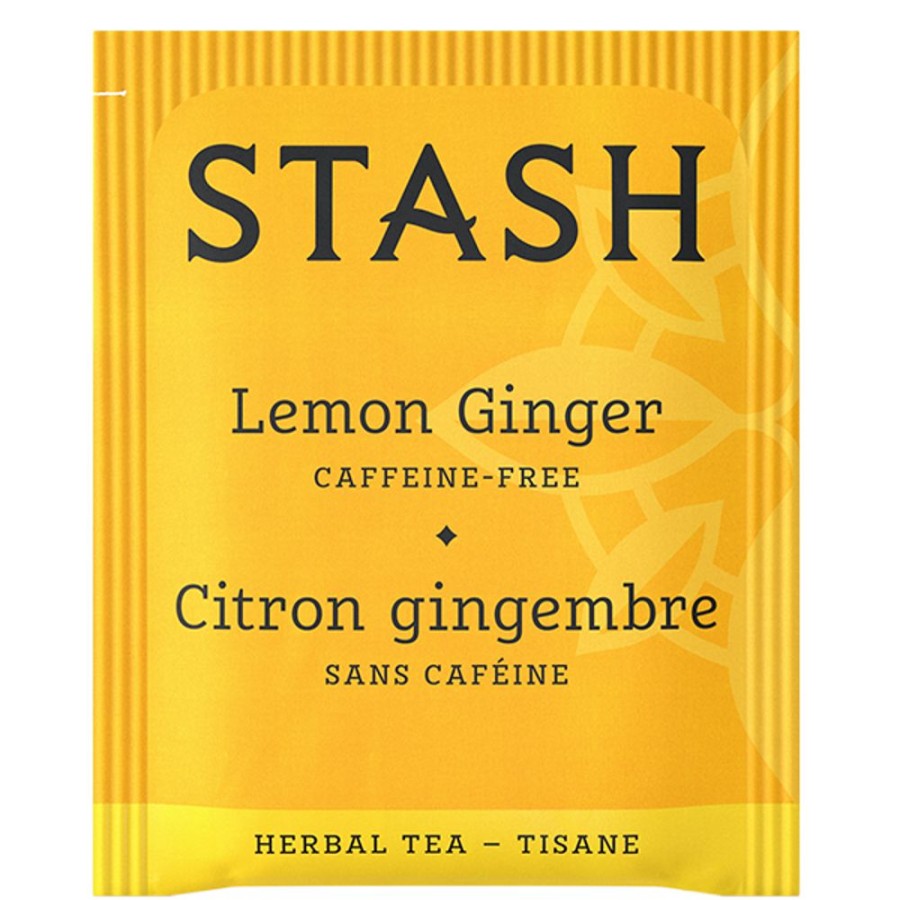 Wholesale Stash Tea Lemon Ginger Vitality Herbal Tea